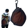 Fruusv Borsa per palloni in rete, rete portaoggetti da basket, con coulisse