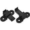 Beatifufu Serratura Scorrevole Sgancio Rapido per Kayak e Canoa, Accessorio Barca per Pedali, PA6 Nero, 2 Pezzi, Resiste all Acqua di Mare per Boating