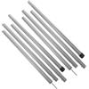 VALICLUD 2 Set Asta per Tenda da Sole 2,1m 25mm in Ferro Argento, Supporto Tenda Telescopico per Campeggio e Telo Tarp