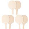 Toyvian 6 Pezzi Padel Racket Kit con Racchetta Tennistavolo in Legno per Gioco Versatile e Multiscenario, per Allenamento