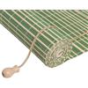WQXylbrent Tenda Bamboo Esterno Tende a Rullo Per Interni 70% Oscuranti Tende Veneziane Per Veranda Patio Balcone Soggiorno Tapparella Bamboo Avvolgibile Privacy/Anti-UV 60 95 100 125 150 160 175 180cm Verde