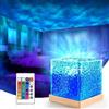 Asslye Lampada Aurora Boreale Notte Rotante Ondulazione Dell'acqua, 16 Colori Cubirelax Proiettore Stelle Soffitto Luce Telecomando Comodino Decorare Regalo per Vacanze Compleanno