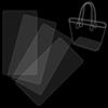 PH PandaHall Shaper Base per Borsetta, 4 pz Rettangolo Acrilico Borsa Fondo Tote Bag Base Shaper Fodera Inserto Borsa A Mano Fondo per Zaini Borsa di Lavoro A Maglia Bag Zaino, Bianco