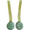 Generico SOLOVO 2 Fermatenda Magnetici Rotondi Stile Carrara, Verde | calamita, nastro organza