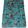 Arprani, copriletto indiano 100% cotone Kantha, set di copriletti fatti a mano, reversibile, set di copriletti di lusso vintage con motivi floreali e uccelli