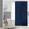 Furlinic Tende Doccia Anti-Muffa Tessuto in Poliestere Blu Navy Tende Doccia Angolare Impermeabile Lavabile Tenda Vasca da Bagno con 8 Ganci Tenda doccia 120x180cm.
