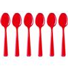 Guzzini Fratelli Guzzini Belle Epoque Set 6 Cucchiaini, San/SMMA, Rosso, 2.80x3.80x12 cm