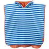 Quut - Poncho da spiaggia per bambini oceano - 60 x 60 cm - Microfibra ultra assorbente - asciugatura rapida - senza sabbia - leggero e compatto - lavabile a 30 °C