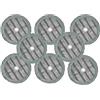 reamhome 8 Pz Mop Pad per Steam Mop Microfibra Panno di Pulizia di Ricambio per Steam Mopping Accessori