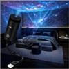 Generic Proiettore Cielo Stellato USB con Effetto Galassia e Luna A | Collo d'Oca 360° Regolabile, Fuoco Regolabile, Luce Notturna, Per Auto e Feste, Luminosità Migliorata