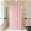 Haoyunll Tenda Doccia Pieghevole Magnetica, Rosa, 150x180cm