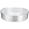 Baldassare Agnelli Pentole Agnelli Linea Pasticceria e Pizza Tortiera Conica in Alluminio con Orlo (H 8 Cm), Argento, 32 cm
