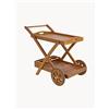 Bizzotto Carrello da portata in legno di acacia Noemi -