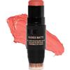 NUDESTIX Nudies Matte Blush Stick Sunset Strip 7g - Blush in Crema Matte per Guance, Occhi e Labbra - Soft Focus, Lunga Tenuta, Warm Bright Coral