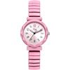 OIDEA Orologio unisex con cinturino elastico, al quarzo, analogico, con cinturino elastico, in acciaio inox, quadrante effetto sole chiaro e facile da leggere, con numeri grandi, per regali
