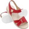 Zerimar Sandali Estivi da Donna in Pelle Naturale - Comodi Sandali da Donna con Suola in Gomma Antiscivolo - Sandali da Donna Resistenti - chiusura a Strappo