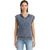 G-STAR Washed SL SW Wmn Felpa, Blu (Mid Blue Double Dye D26103-d575-h364), S Donna