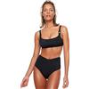 Trendyol V Tagliare Il Bikini in Vita Alta Bottoms, Nero, 40 Donna