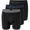 Schiesser Uomo Confezione da 3 Boxer Lunghi - Gamba Lunga - Aderente - Cotone - 95/5 Multipacks