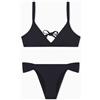 EMPORIO ARMANI Bikini Triangolo Donna Lycra Slip Nero L