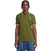 G-STAR Dunda Slim Stripe Polo, Polo Uomo, Verde Scuro (Mayfly D17127-5864-G985), L
