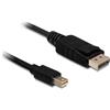 Delock Displayport Kabel 1.2 Delock mini DP -> DP St/St 5.00m schwa [83479]