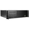 Techly Chassis Industriale Rack 19''/Desktop 3U Ultra Compatto Nero
