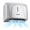 VEVOR Asciugamani Elettrico 1300 W Asciugatore Mani Automatico 220-240 V CA, ad Alta Velocità con Filtro HEPA, Asciugatura Rapida, Struttura in ABS Premium, Montaggio a Parete, per Bagno Camera Ospiti