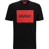 HUGO BOSS HUGO Dulive22 T-Shirt, Black001, XL Uomo