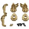 Set Perni Sterzo Sterzo in Ottone Lavorazione di Precisione per Hobbisti RC