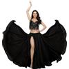 Baisdan Gonna da donna per danza del ventre, in chiffon, per allenamento, danza, danza, festival, costume