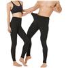 SNUGSHEEP 100% Lana Merino Spessa Uomini Donne Biancheria Intima Termica Leggings Invernali Delle Donne Strato di Base Lungo Johns Mens Pesanti Collant 100, Uomo Grigio Scuro Sottile, 3XL