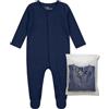 LuaCoco Pigiama da neonato con chiusura magnetica 100% cotone biologico, guanti pieghevoli e piedini coperti, tutina intera morbida con chiusura a magneti, cambio pannolino facile e veloce, taglie da 0 a 12