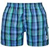 Bugatti Giovanni 428969 - Costume da bagno da uomo, blu marino/verde con fantasia, S