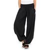 malito more than fashion Malito - Pantaloni da Donna in Tessuto per la Spiaggia e la Vita Quotidiana, Pantaloni Casual per L'Estate - Pantaloni Casual Aladin
