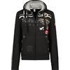 Geographical Norway Garadock Lady - Felpa da Donna con Cappuccio e Tasche a Canguro - Felpa da Donna Casual a Manica Lunga Calda