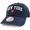 Mitchell & Ness Berretto New York Papà Navy, Blu, Taglia unica