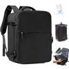 SZLX Zaino Ryanair 40x30x20 Sottovuoto con Pompa Zaino da Viaggio 40x30x20 Wizzair Bagaglio a Mano 40x20x25 Ryanair Donna Borse da Cabina per Easyjet 45x36x20 Uomo Zaino Laptop 14 Pollici Valigia
