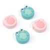 GeekShare Cappellino con impugnatura per pollice Joycon in silicone con tema animali carino, compatibile con Switch/OLED/Switch Lite, 4 pezzi - Rana e Axolotl