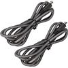 OVAQUIXI Cavo Caricabatterie USB 3DS 2 Pezzi Cavo di Alimentazione Intrecciato da 4,9 Piedi Compatibile con 3DS 2DS DSi XL Nuovo XL 2DS Riproduzione Durante la Ricarica
