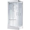 Leroy Merlin Cabina doccia idromassaggio rettangolare CAYENNE 70 x 90 cm