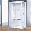 Leroy Merlin Cabina doccia idromassaggio rettangolare Cayenne 80 x 120 cm