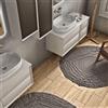 BADEN HAUS Lavabo da appoggio / Sand BADEN HAUS ovale in ceramica L 60 x H 16 x P 42 cm bianco