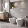 IDRO BRIC Bidet filomuro Brenta Idrobric L 37,5 x H 40 x P 54 cm bianco opaco fissaggi inclusi