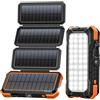 BLAVOR Solar Power Bank 20000mAh Caricatore Solare Portatile Pannello