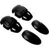 DRAGOWA Tactical Ginocchiere e gomitiere, nero,