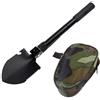 DRAGOWA Tactical Pala tattica pieghevole e chakan con fodero Dakota, nero,