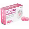 Haspro 6P tappi per orecchie in silicone, rosa,