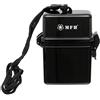 MFH Box, in plastica, impermeabile con laccetto da collo, nero,