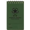 MFH Quaderno impermeabile con rilegatura a spirale, circa 7,5 x 13 cm,